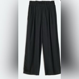 Stylish Black Kids Wide Leg Pants
